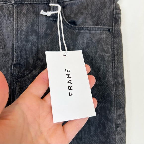 Frame Le Skinny Jeans De Jeanne Tonal Python - Picture 4 of 9